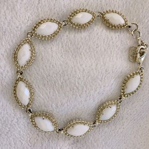 Kendra Scott White Pearl Bracelet